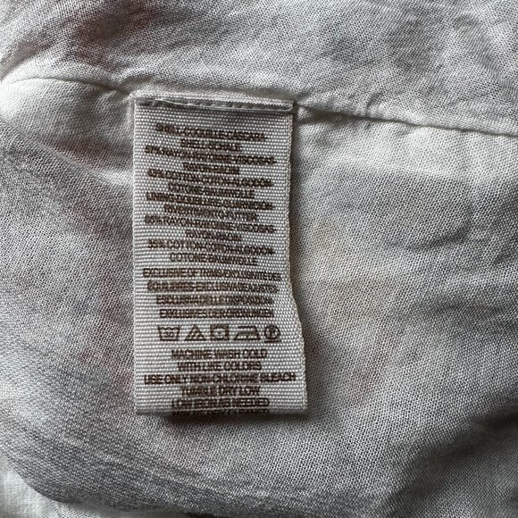 Free People Cut Away Silver Sun Printed Long Sleeve Dress size small - Picture 6 of 7